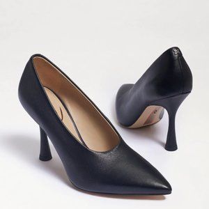 Sam Edelman Black Leather Heels / Hilton Pumps